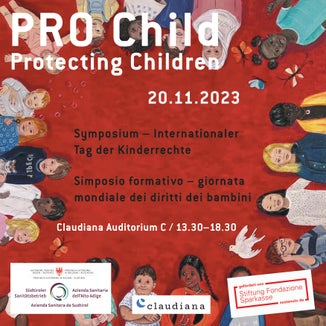 PRO Child - Protecting Children (Bild: Maria Christina Agostini, Acrylfarben auf Leinwand, Meran, Oktober 2023)