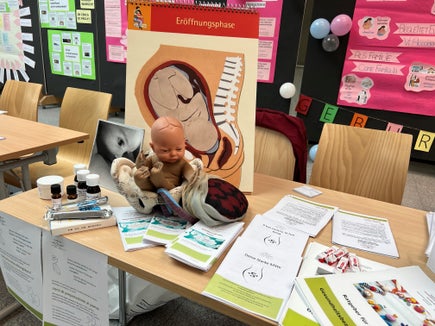 Vortragsmaterial im Krankenhaus Bruneck