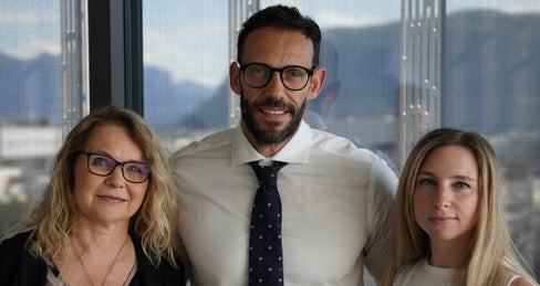 (v.l.) Evelin Reinstaller, Luca Armanaschi, Sophie Biamino