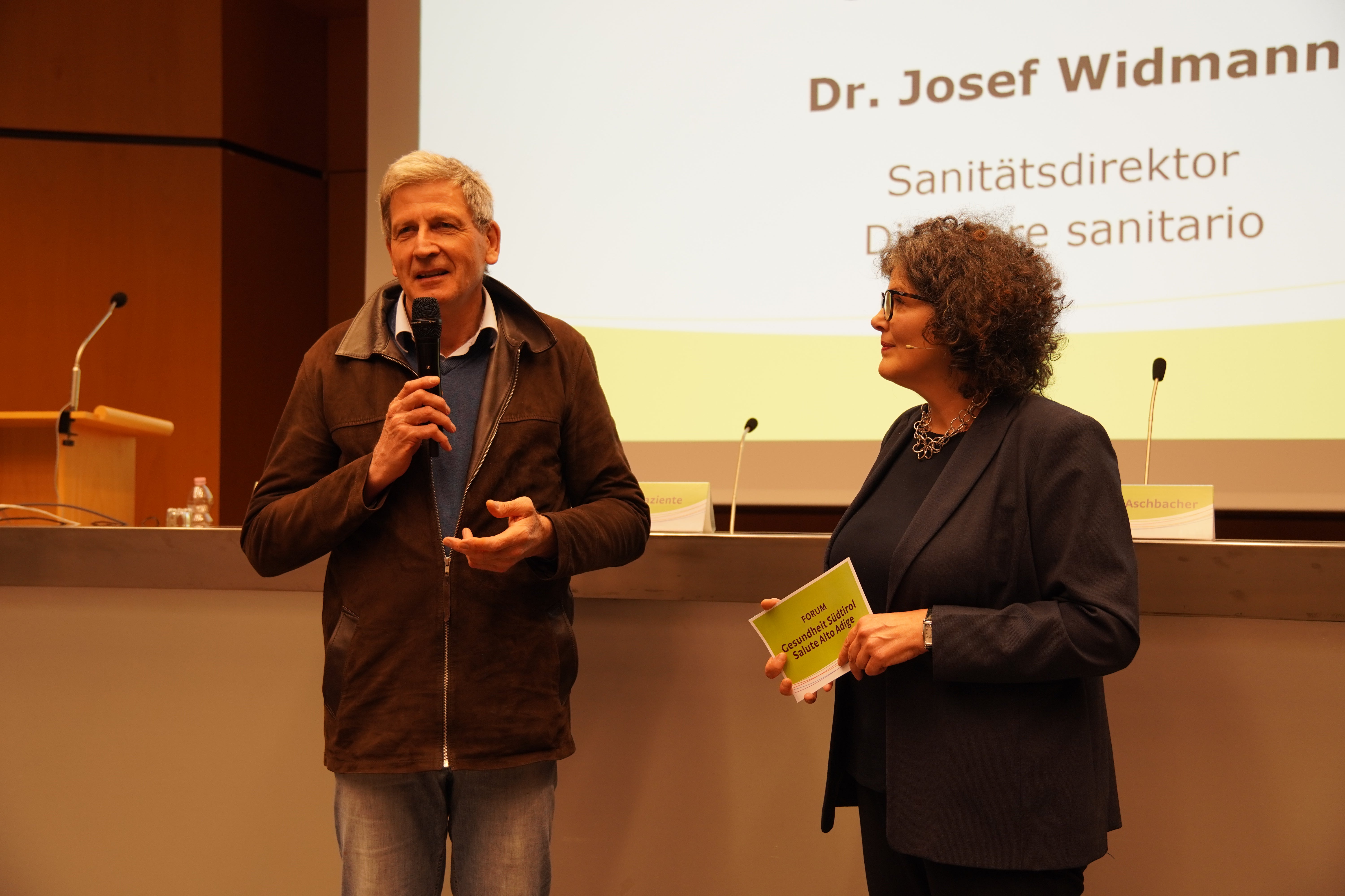 Direttore sanitario e moderatrice