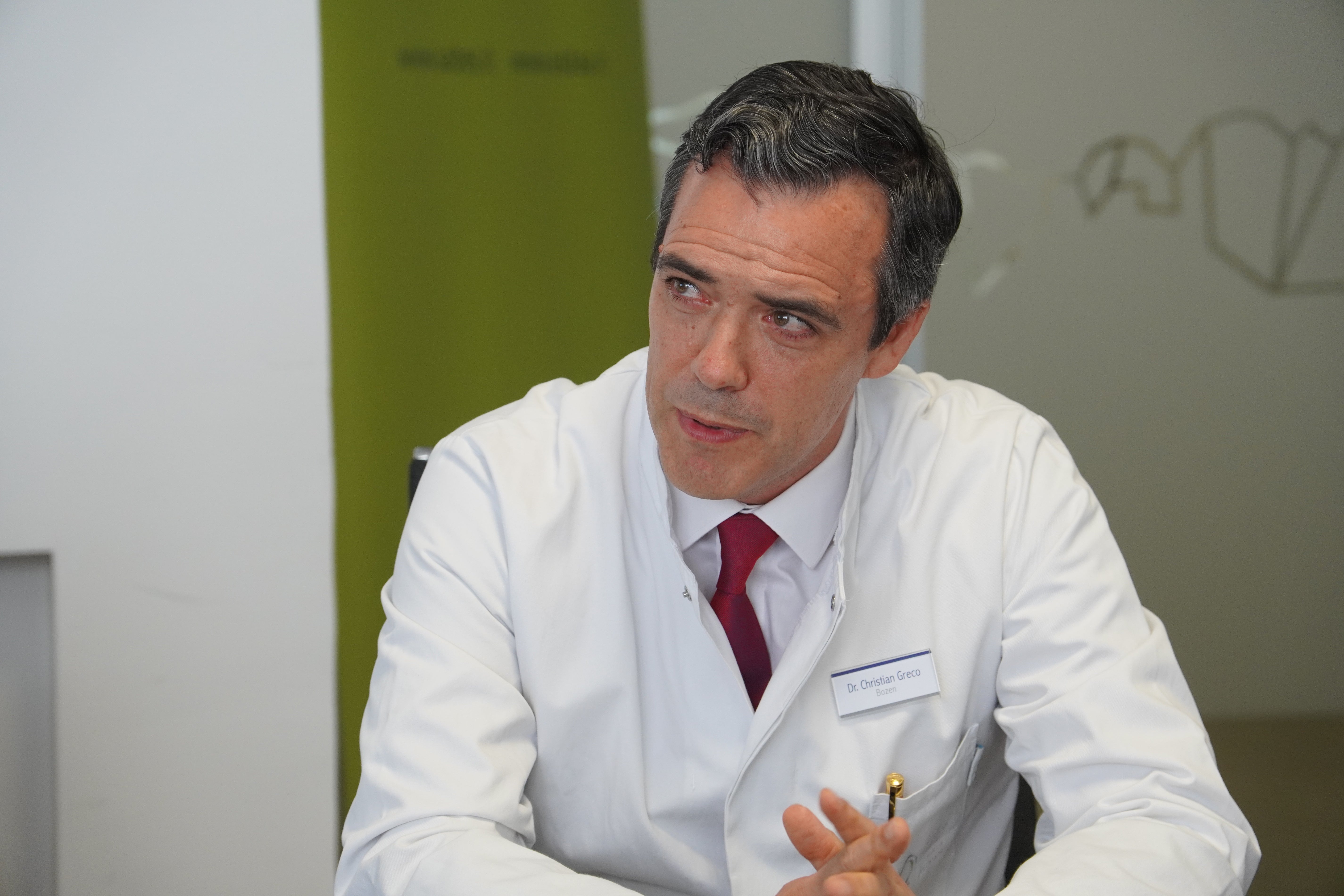 Dott. Christian Greco, Primario del Servizio di Odontostomatologia nel Comprensorio sanitario di Bolzano (foto: Sabes/ER)