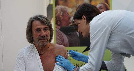 Vaccinazione Assessore Hubert Messner