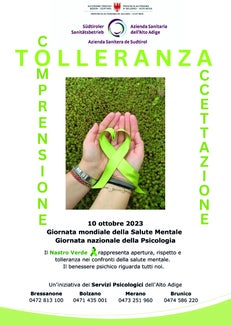 Il nastro verde è il simbolo della salute psichica