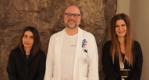 (v.l.) Fiorina Costanzo, Martin Maffei und Monica Ria