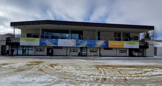 Die Olympischen Polyklinik in Niederrasen. (Foto: Sabes\VS)