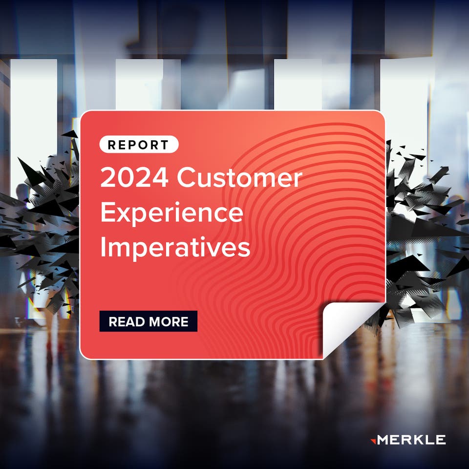 This is the 2024 CX Imperatives, “Engagement to Empowerment: Winning in Today’s Experience Economy.” It’s a consumer-focused research report