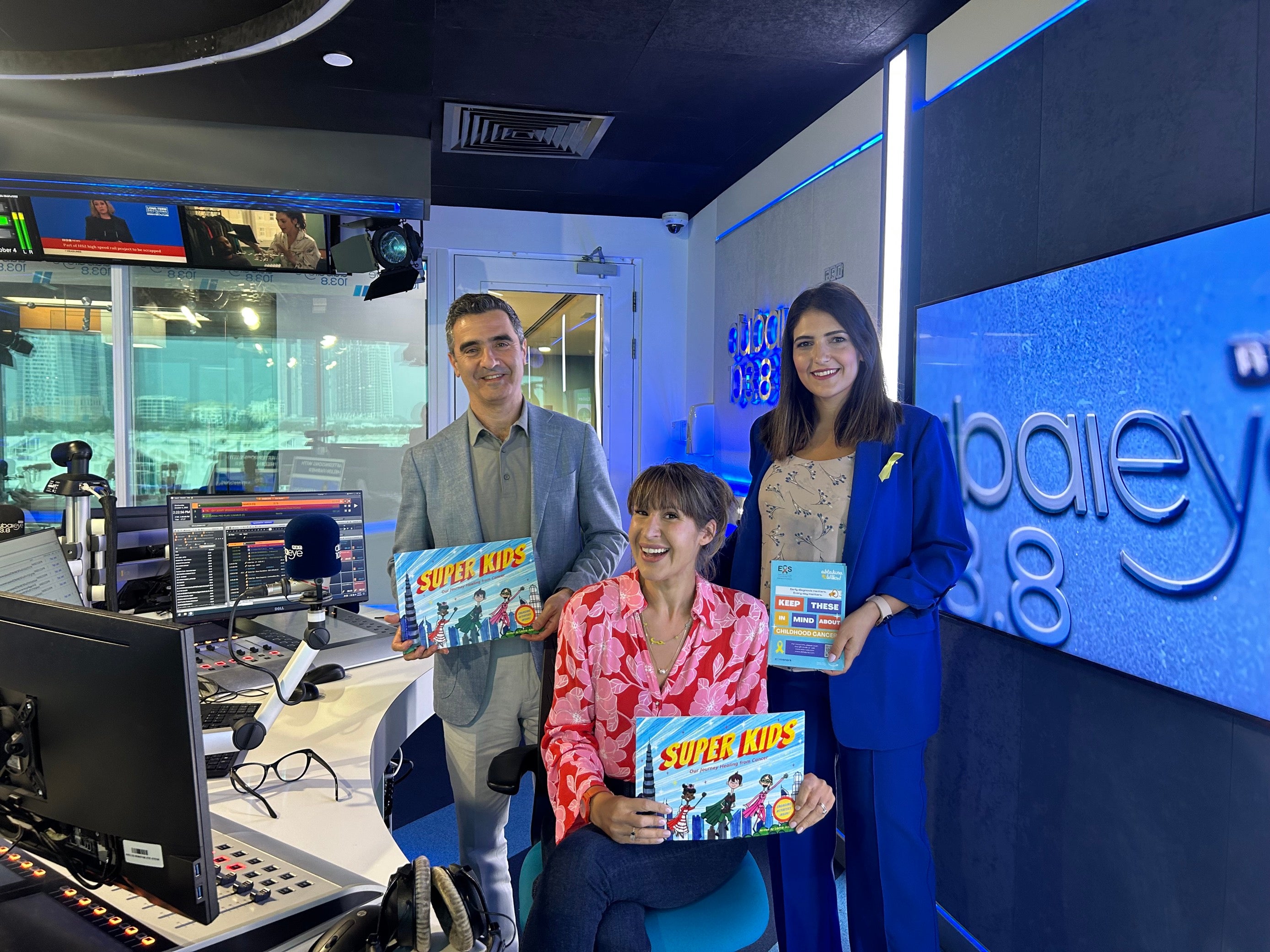 Tarek Daouk and Lama Andari on Dubai Eye 103.8