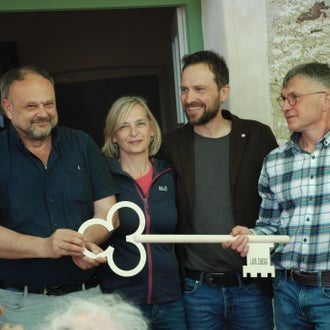 die Schlüsselübergabe