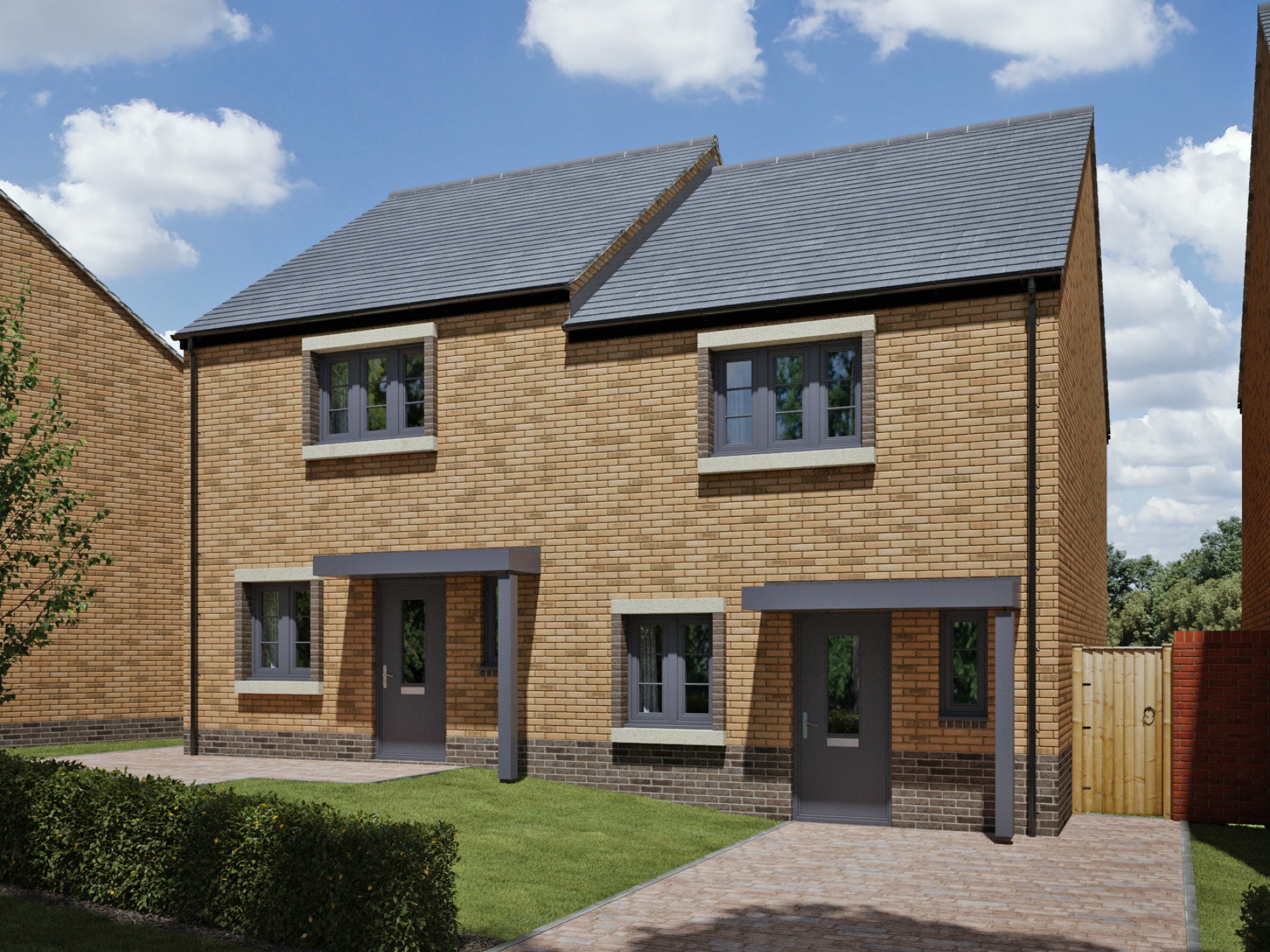 Oakwood Park Plots 244-245 Exterior CGI