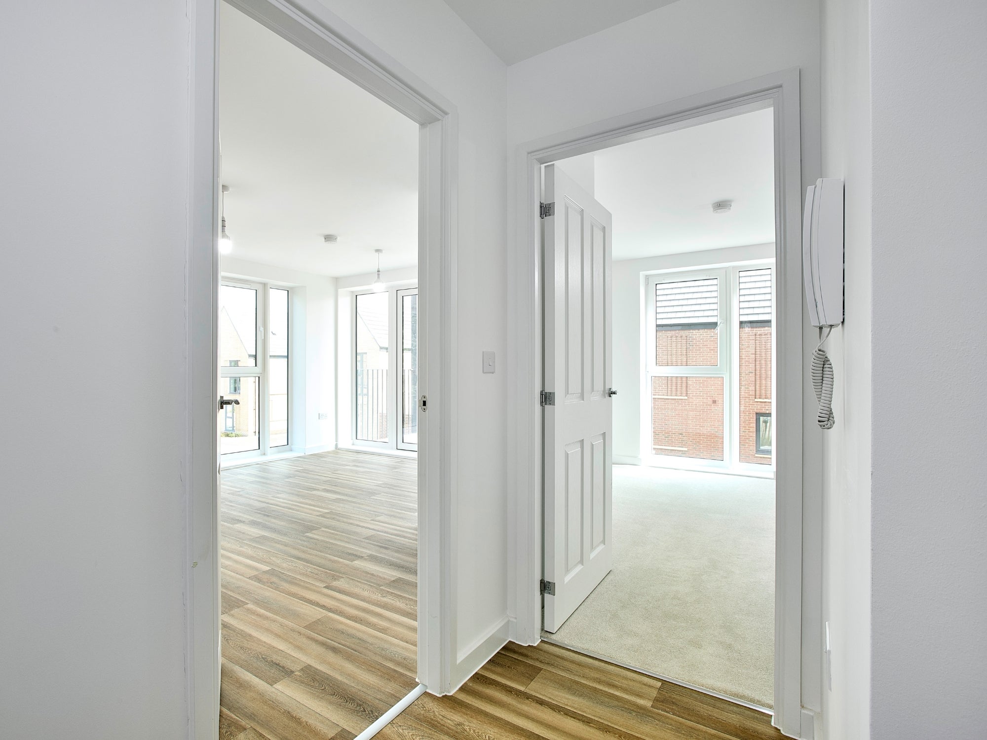 SNG at Montem, Type I 1 bed hallway