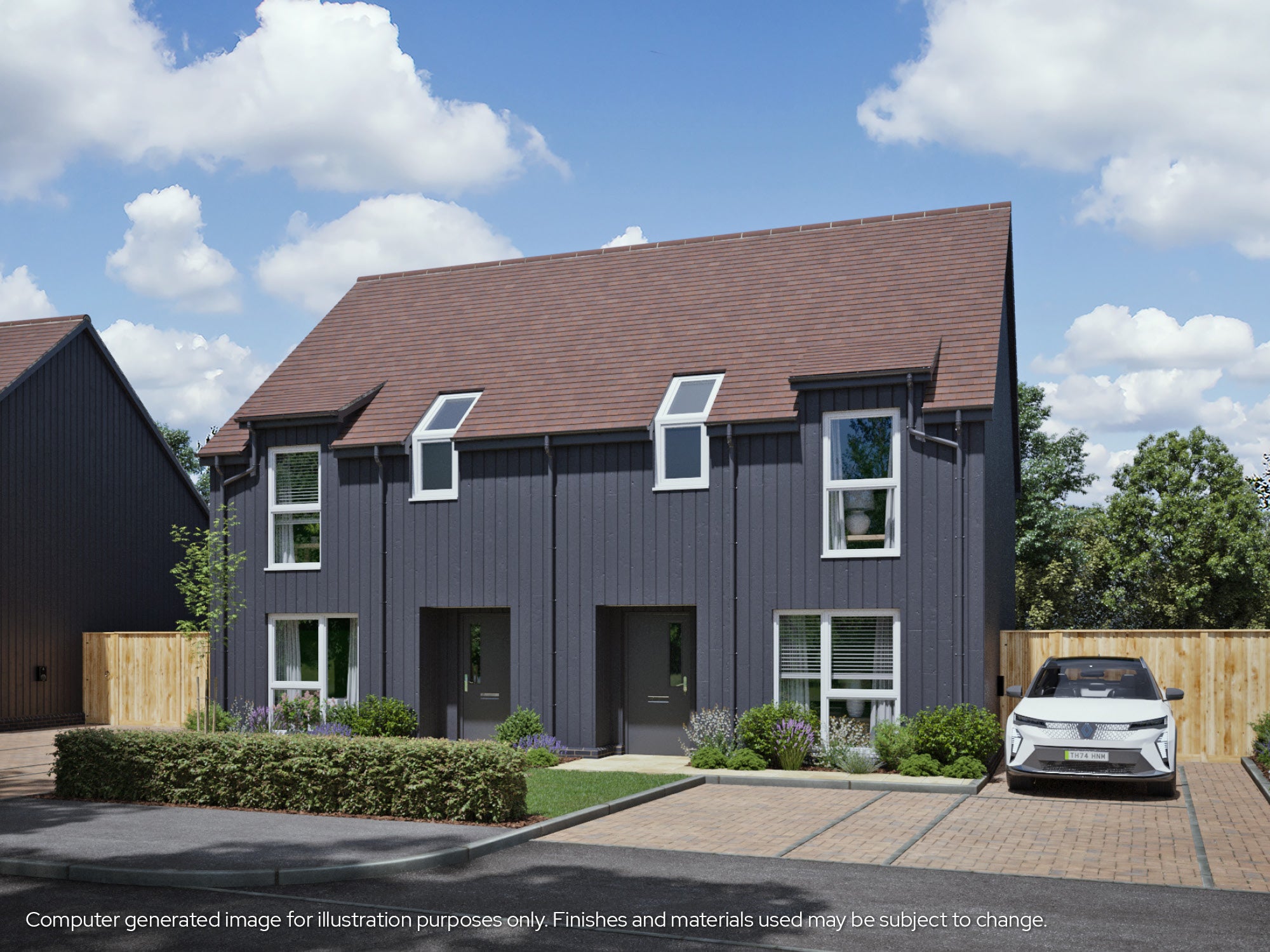 Exterior CGI at Paradise Way