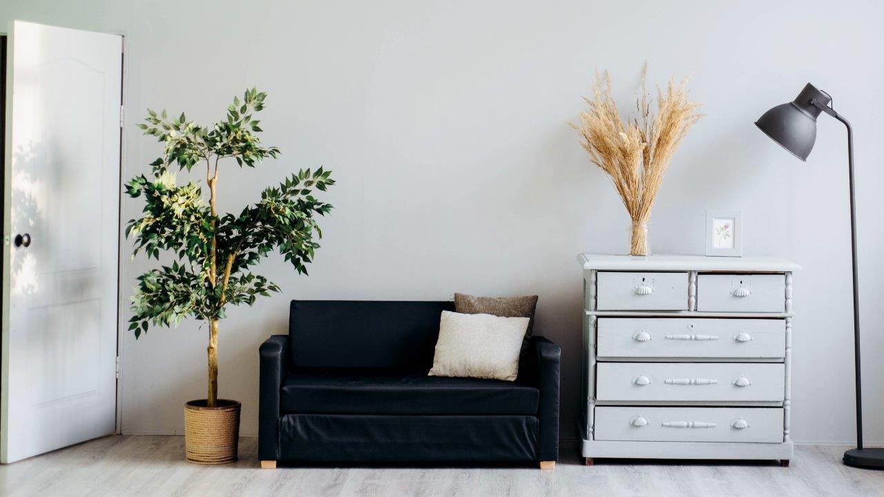 Blue sofa lifestyle image