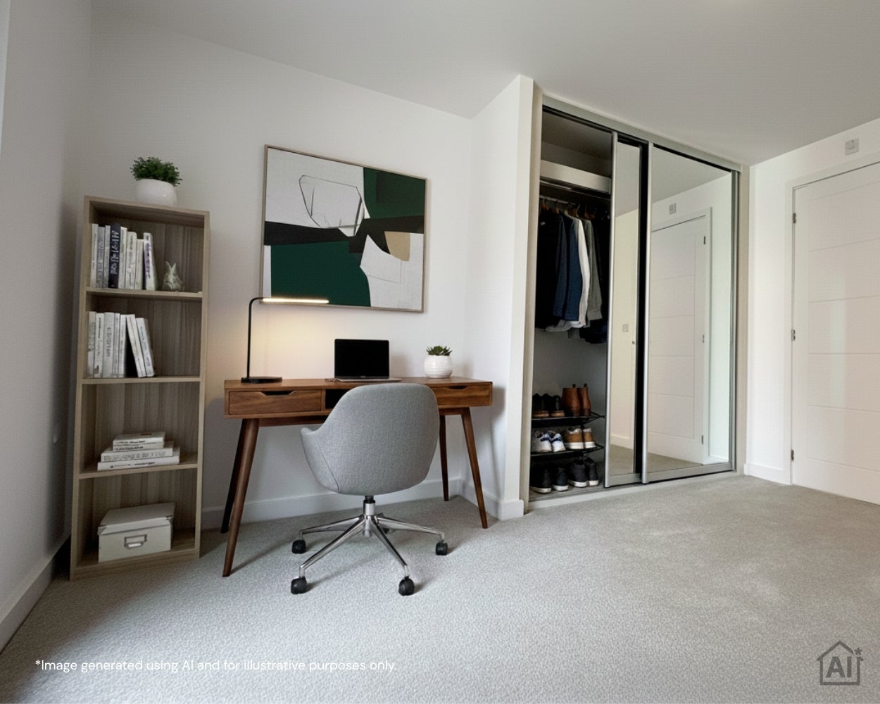 Brooklands Park AI interior 1 bed