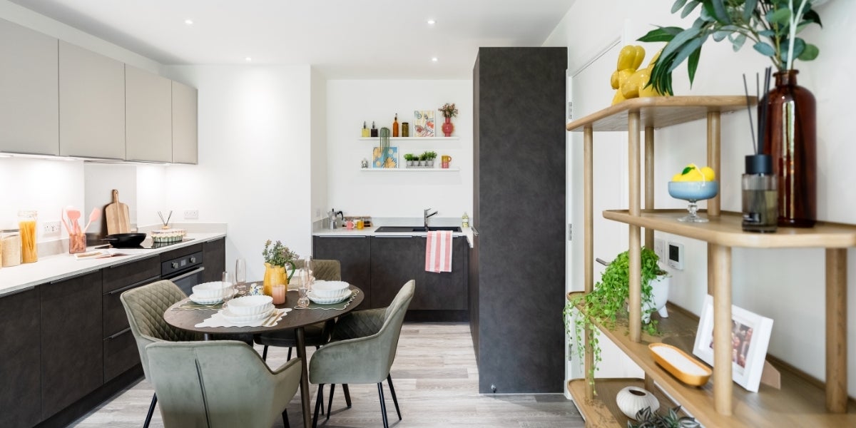 Photo of kitchen and dining area at Northwick Parkside