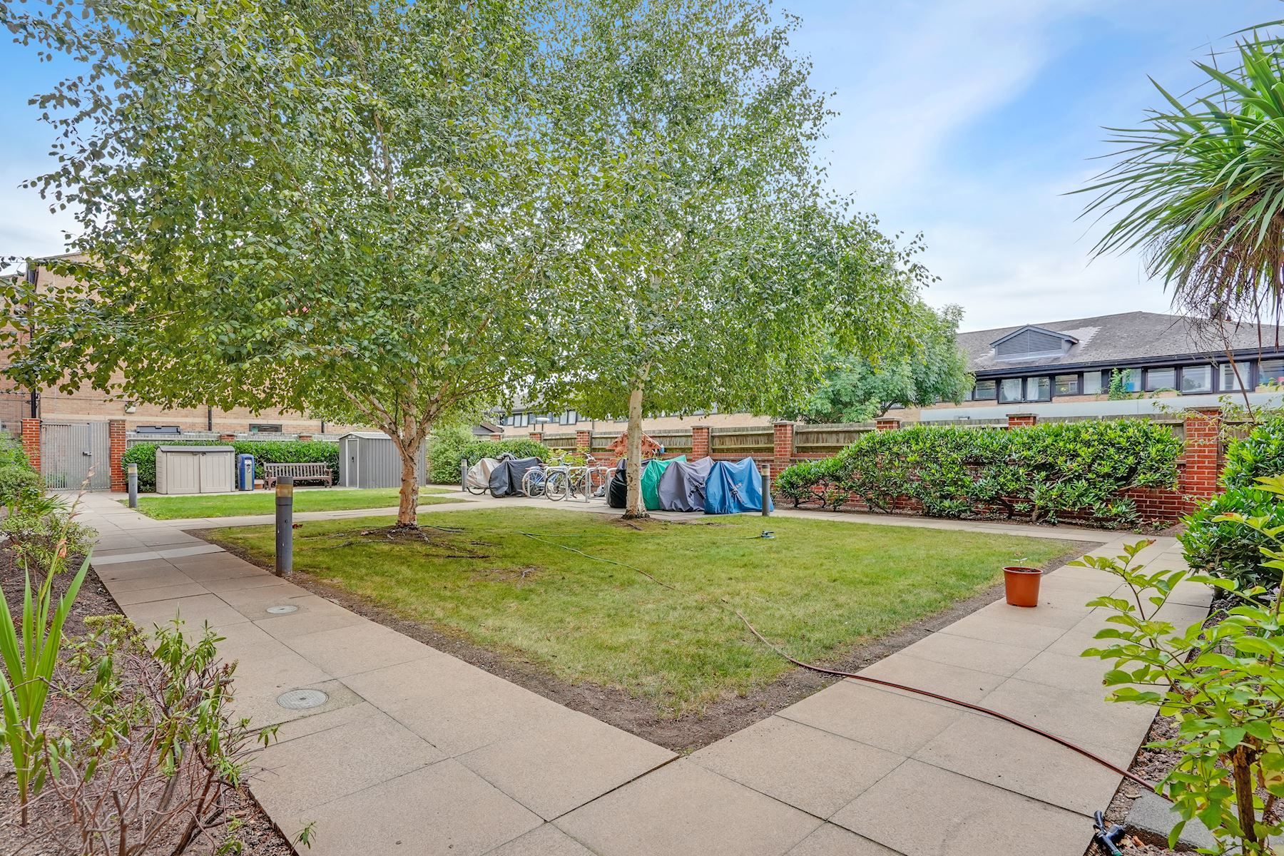 Private gardens at Hill House