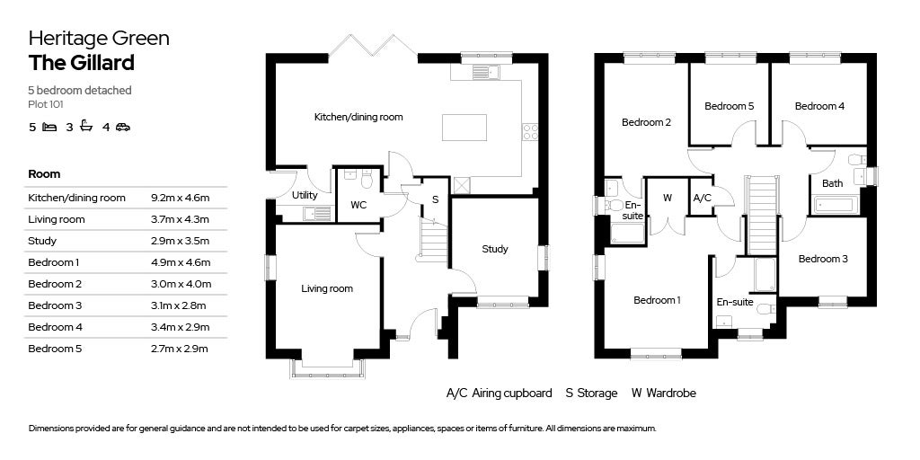 Floor plan - The Gillard plot 101
