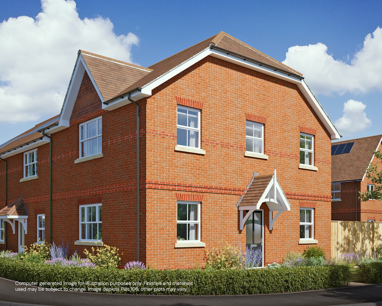 SNG at Winterbrook Meadows - The Hailey CGI – 3 bed homes (plots 106 & 112)