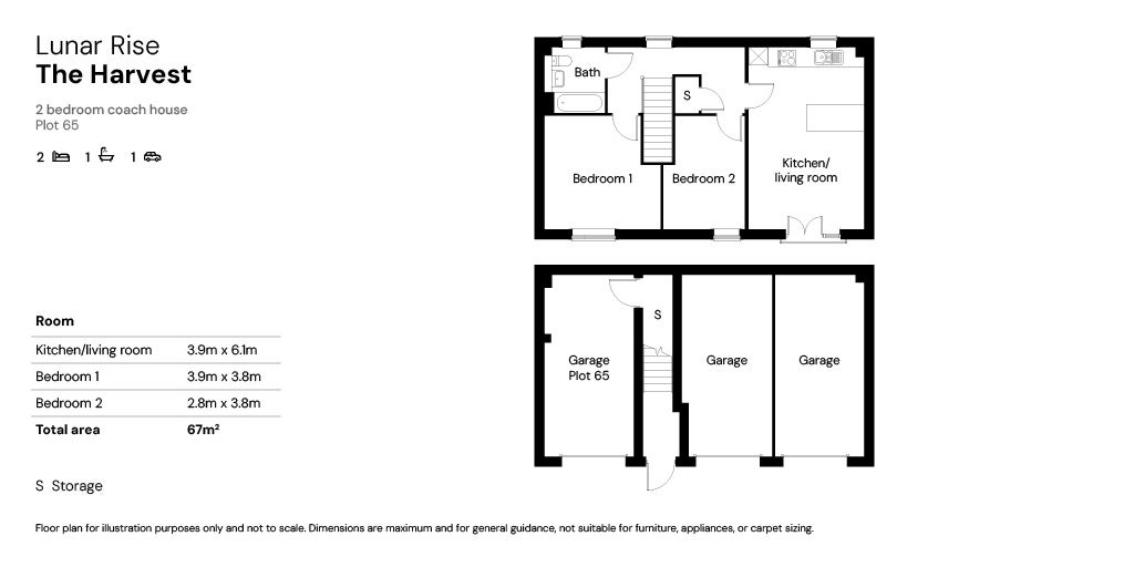 Lunar Rise floor plan plot 65