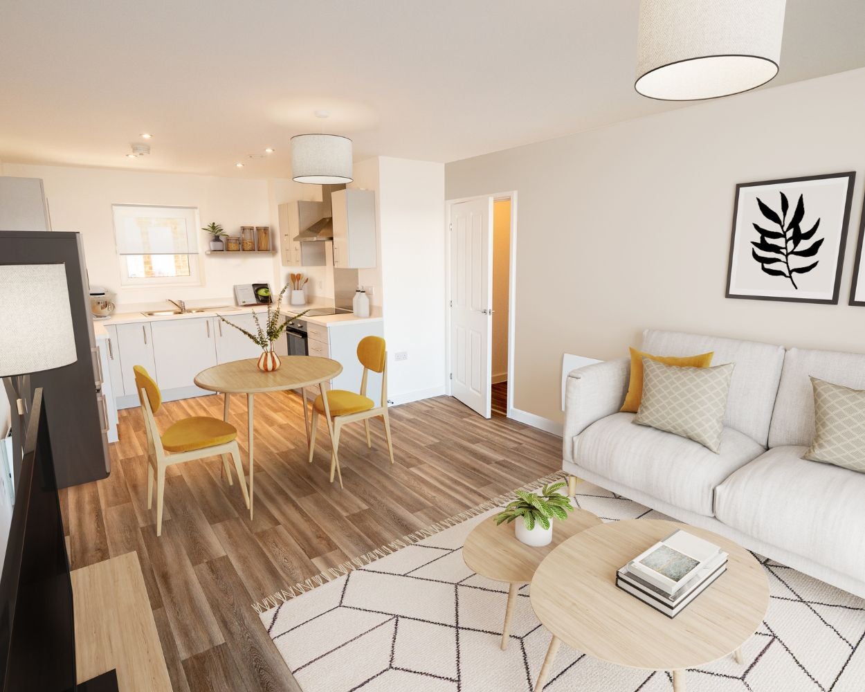 SNG at Montem - Type C kitchen living