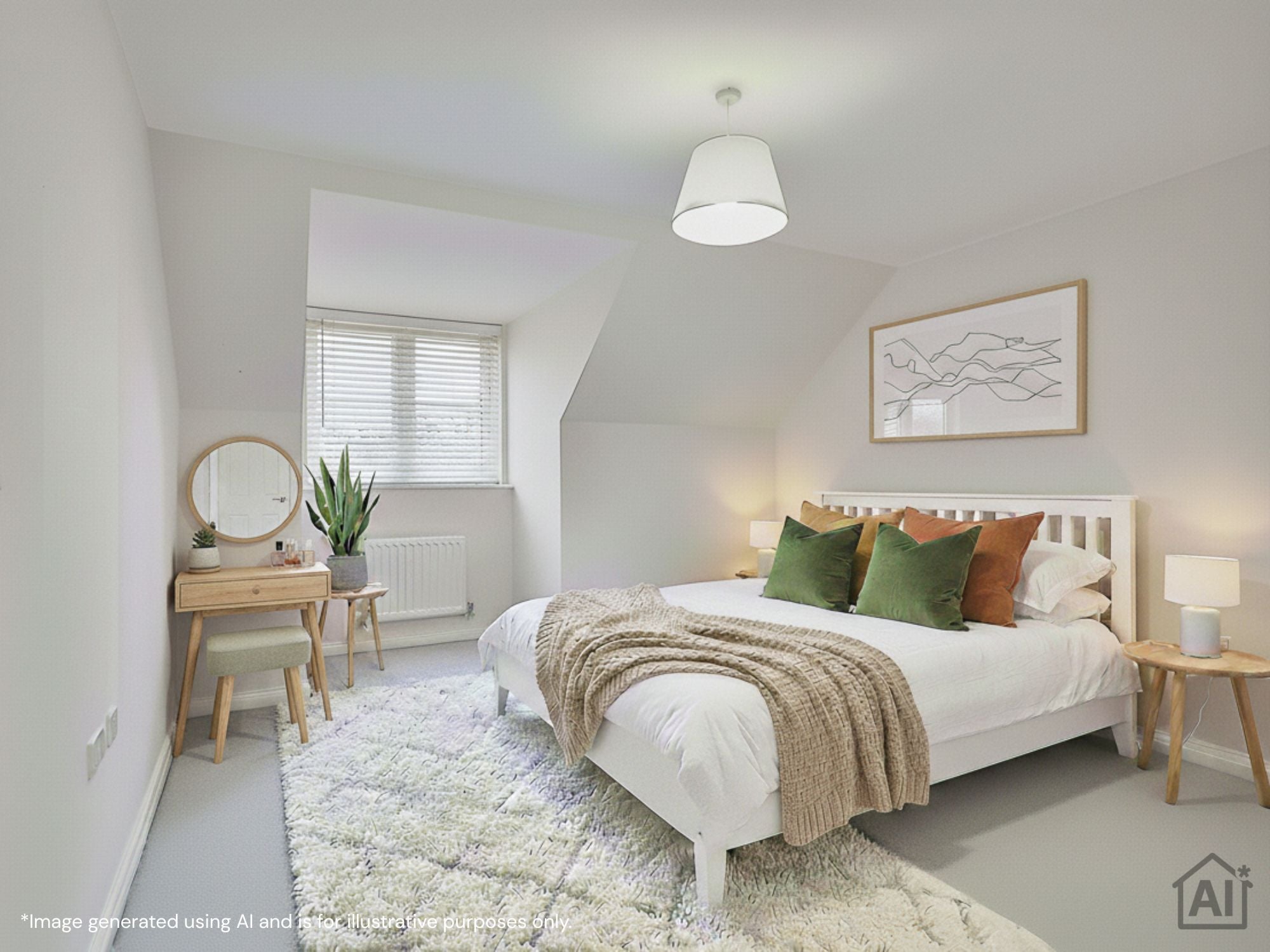 SNG at Emmer Green Drive - AI interior principal bedroom