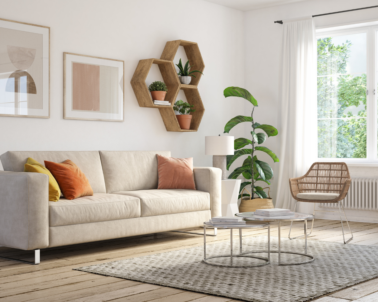 living room stock image