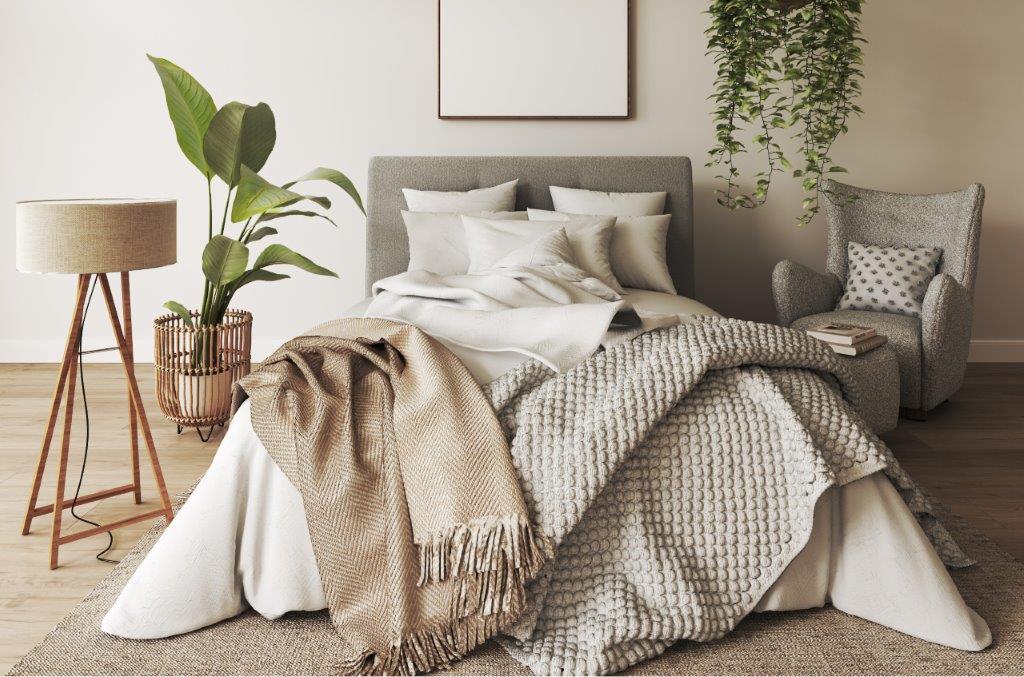 Stock image bedroom