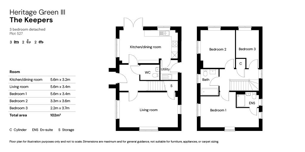 Heritage Green III floor plan 527 Keepers