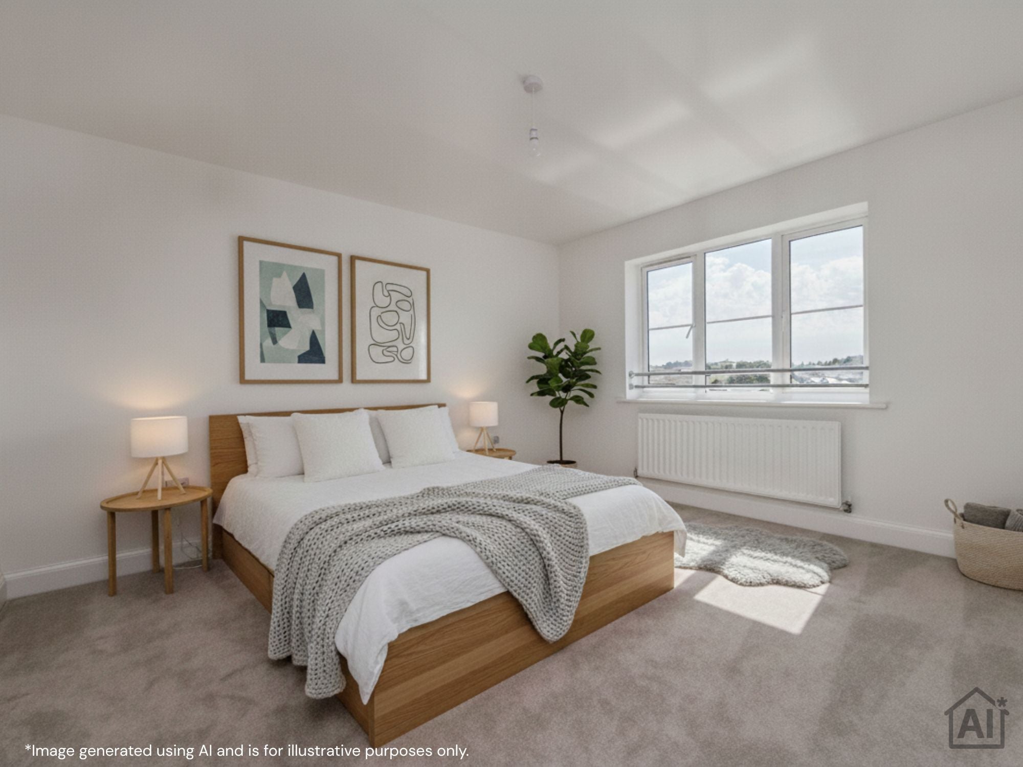 Heritage Green III plot 545 AI bedroom