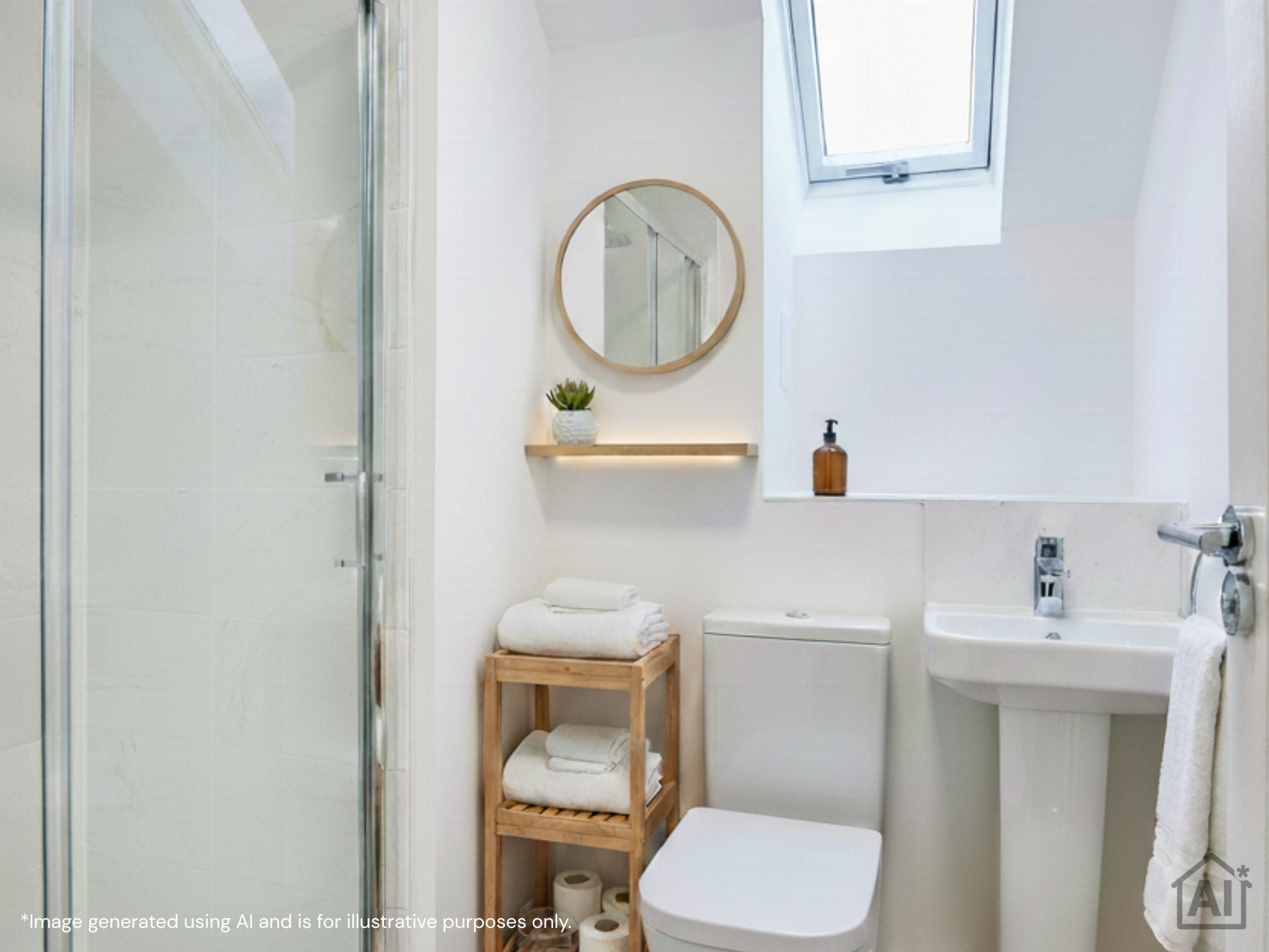 SNG at Emmer Green Drive - AI interior principal bedroom en-suite