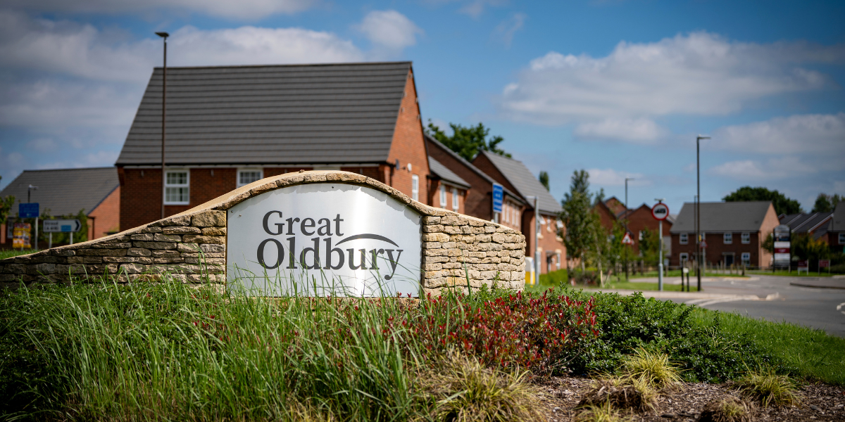 Great Oldbury development sign