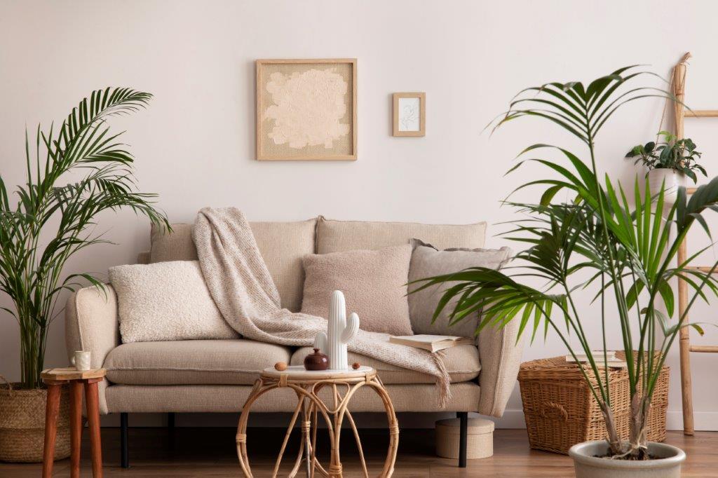 Living room stock image