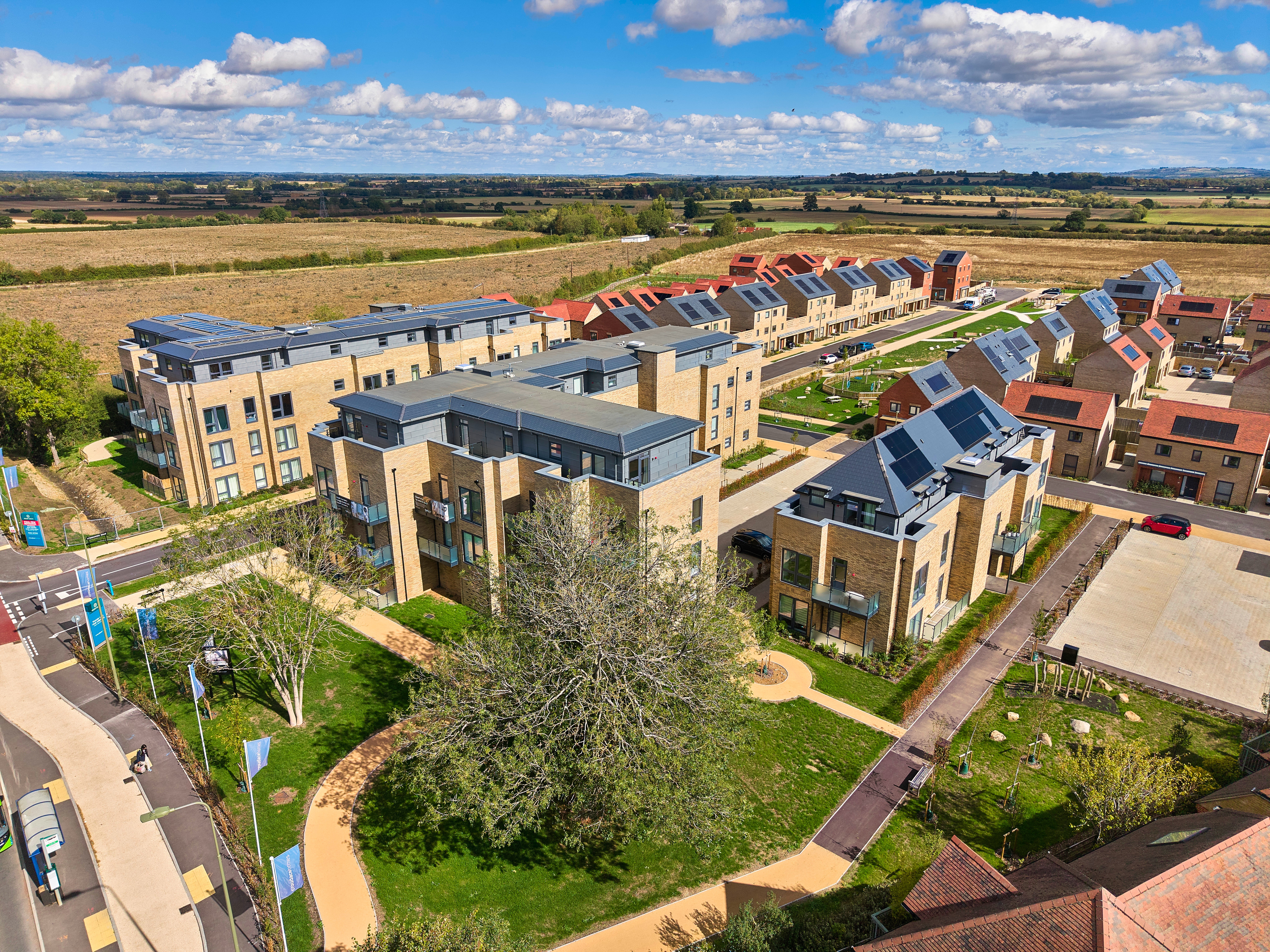 Priory Grove drone shot
