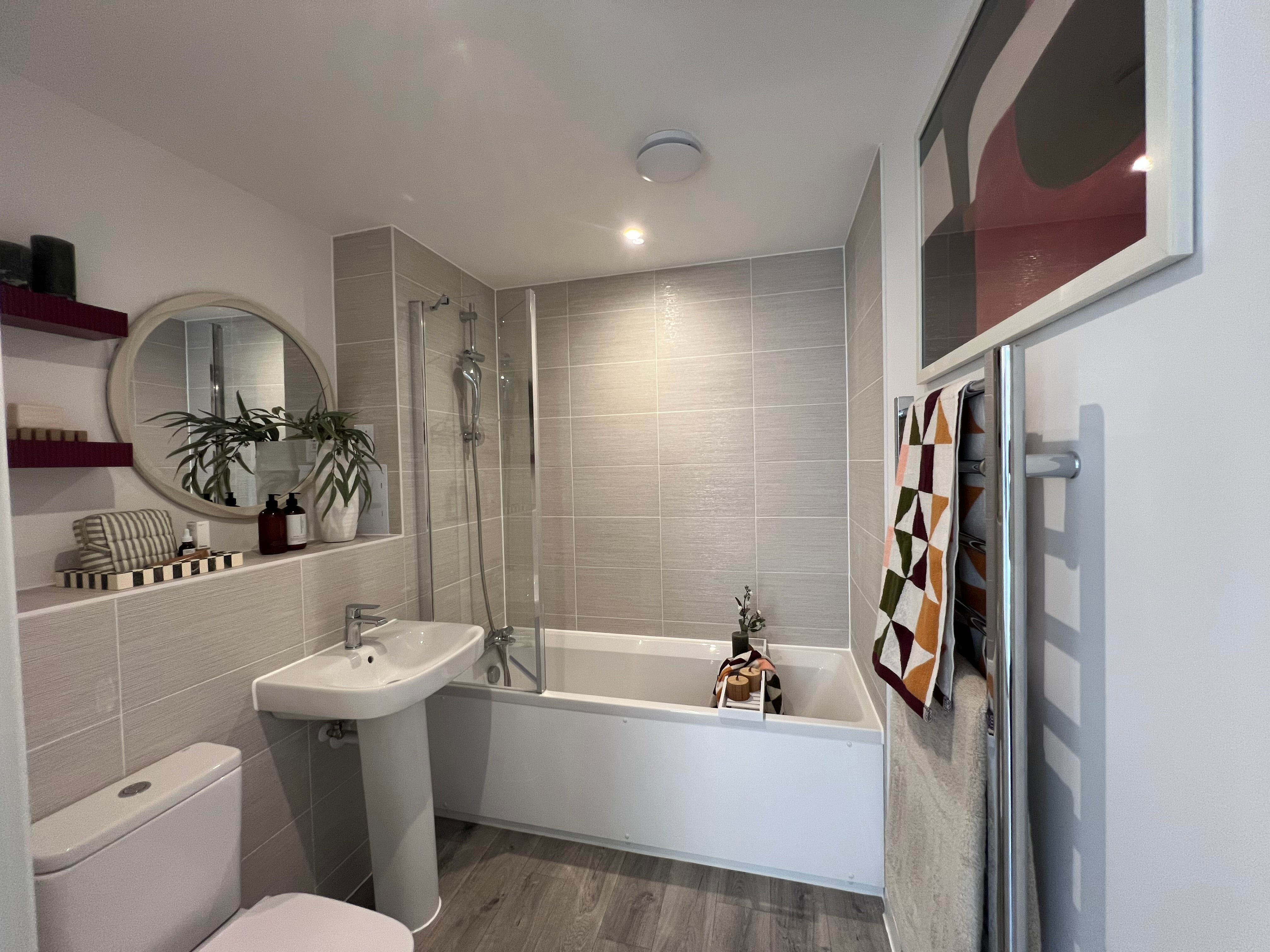 Brooklands Park show home - Bathroom