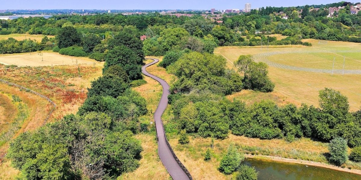 Wichelstowe trail area