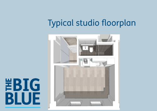 Atrium Point studio floor plan