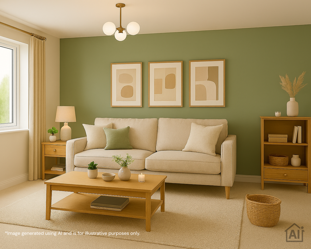 Buckley Place AI image - Living room
