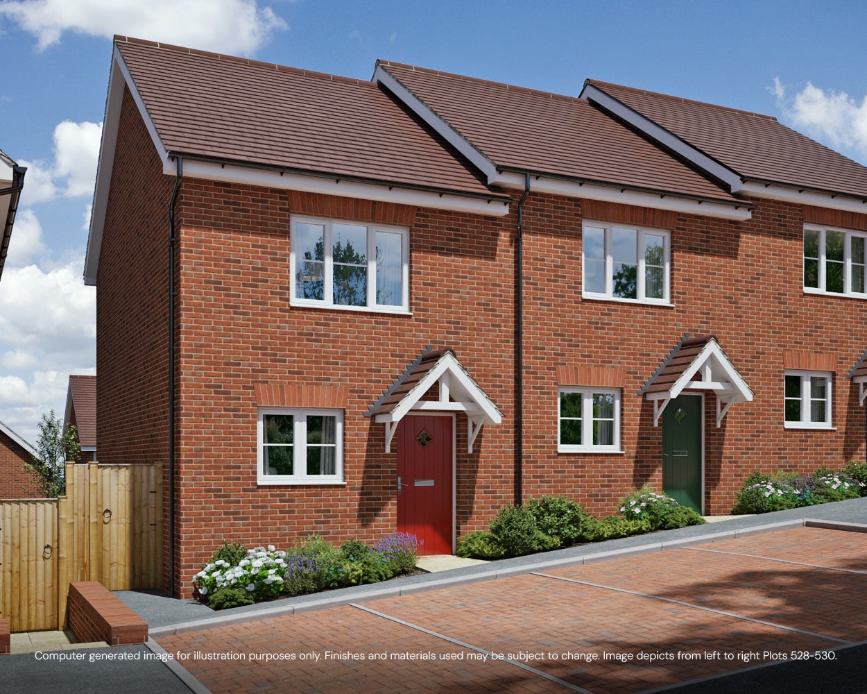 Heritage Green III CGI plots 528-529