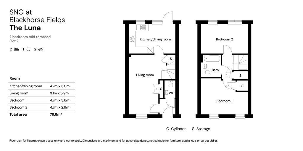 Plot 2 floor plan