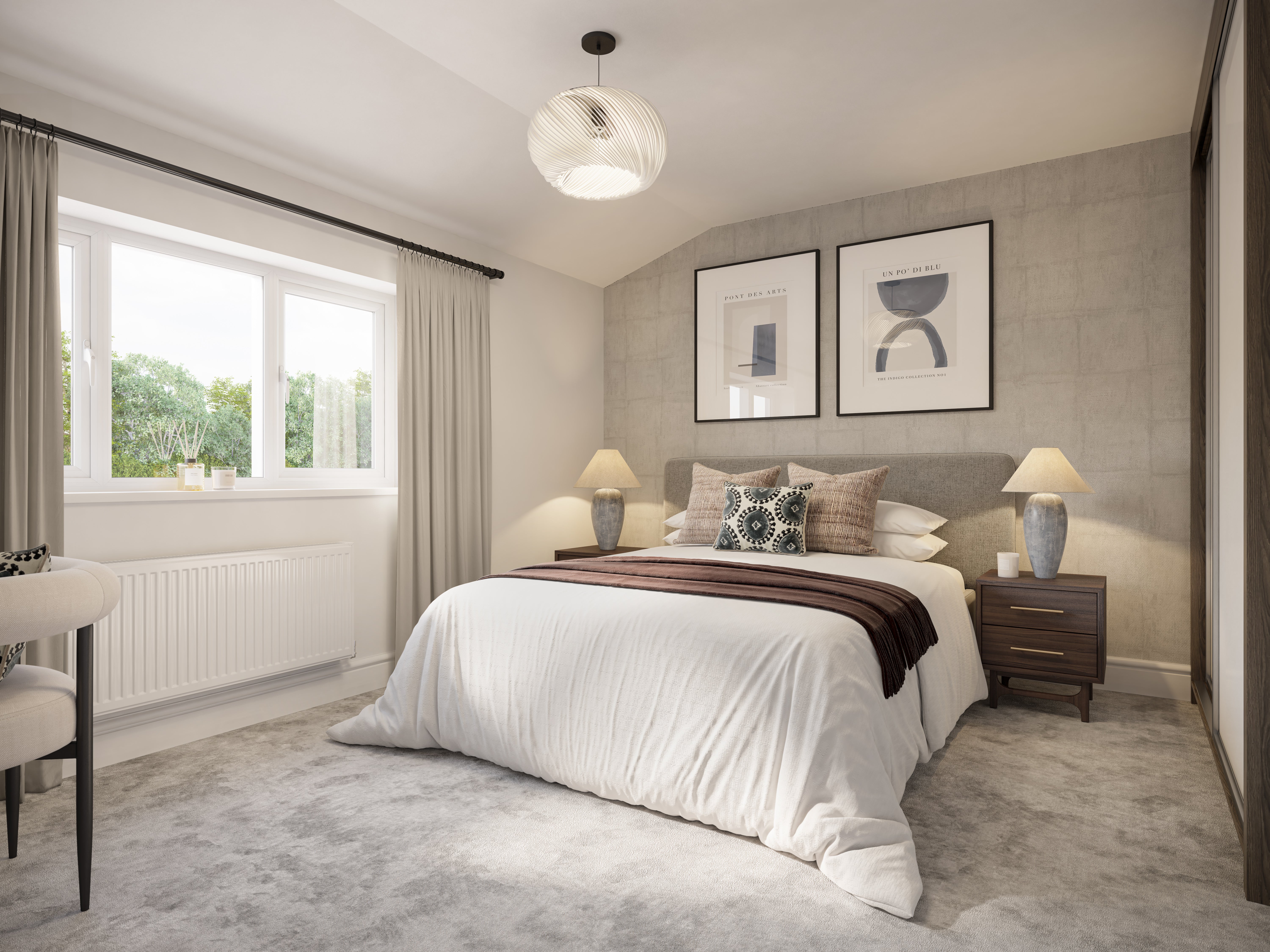 Interior CGI - Bedroom 1