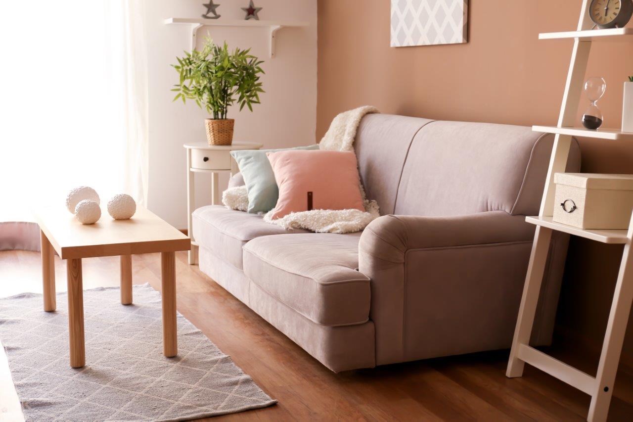 Interior photo of a living room