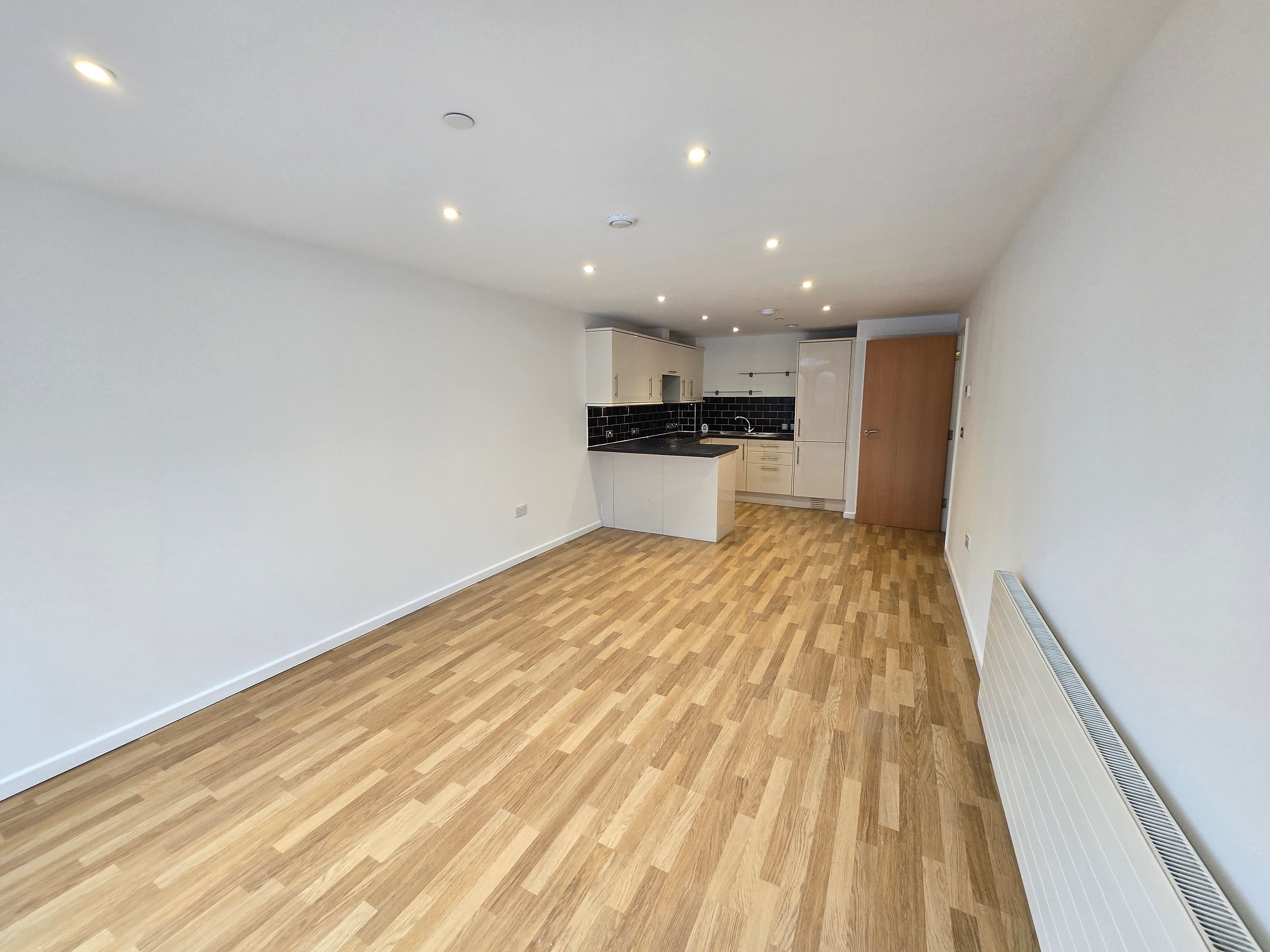 Living and kitchen area