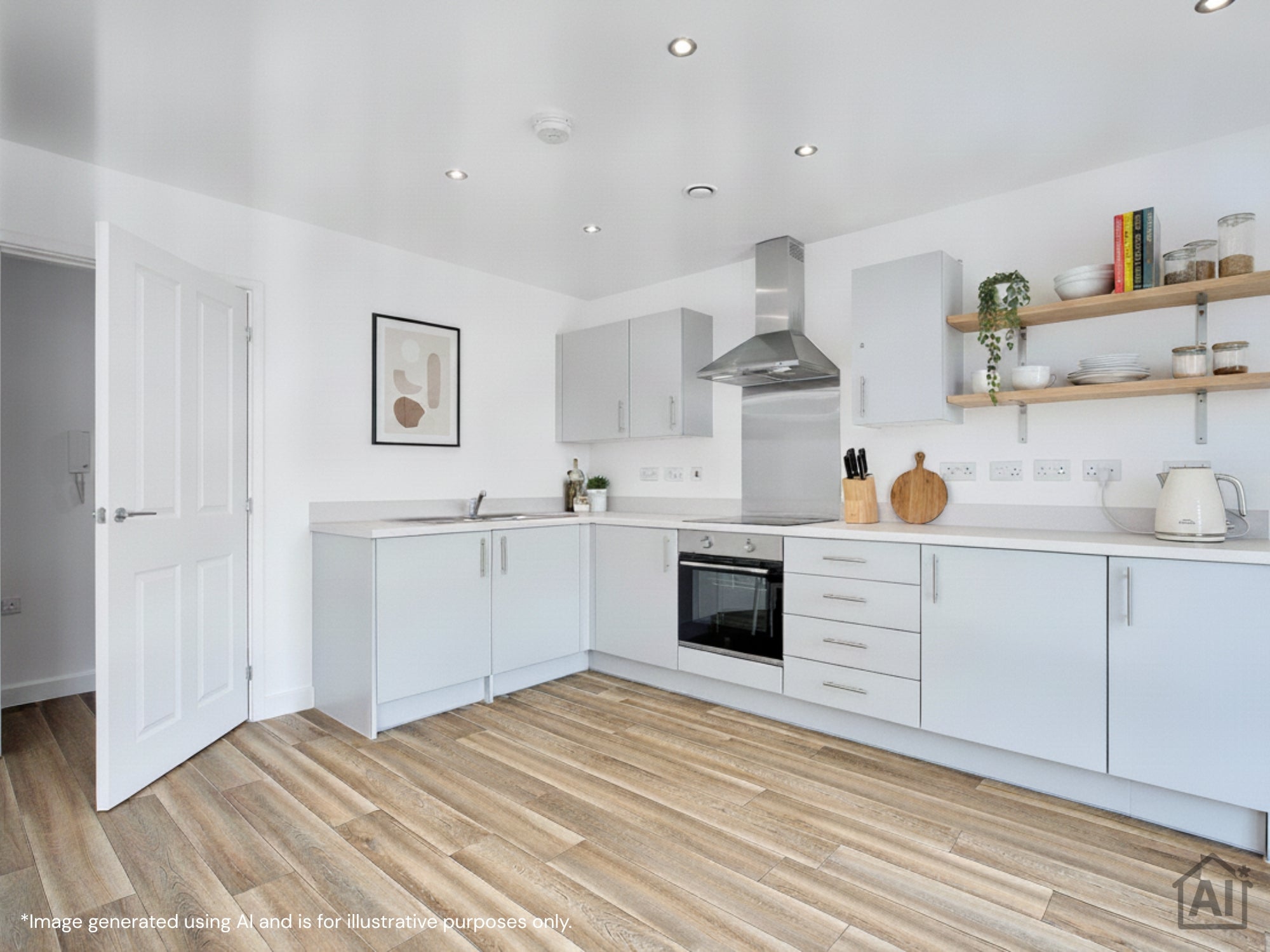 SNG at Montem, E1 BLOCK Type H kitchen