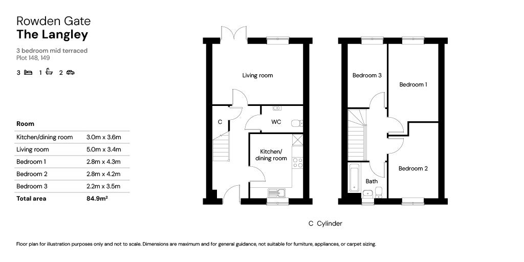 Rowden Gate Plots 148 & 149 floor plan 