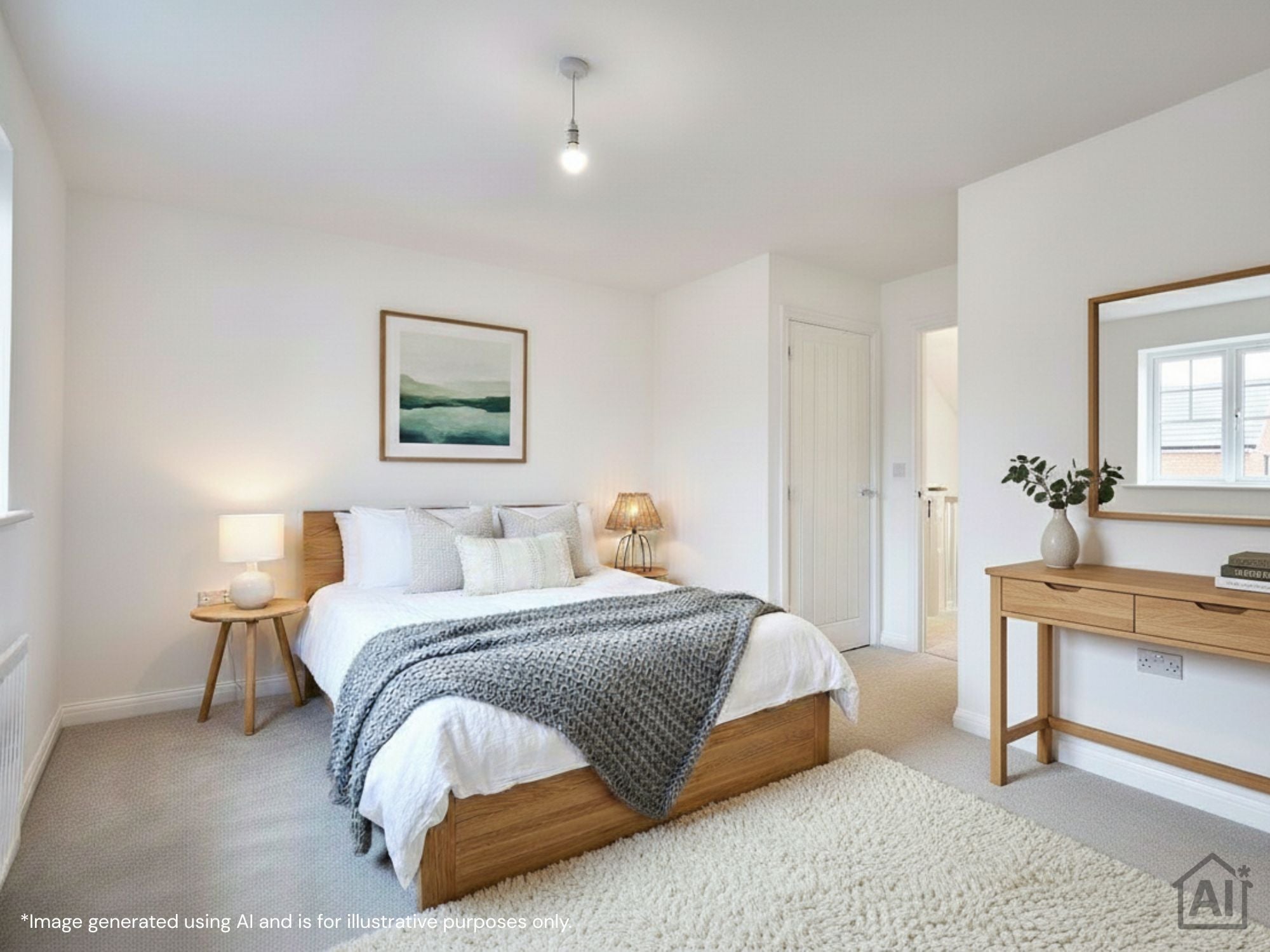 SNG at Emmer Green Drive - AI interior second bedroom