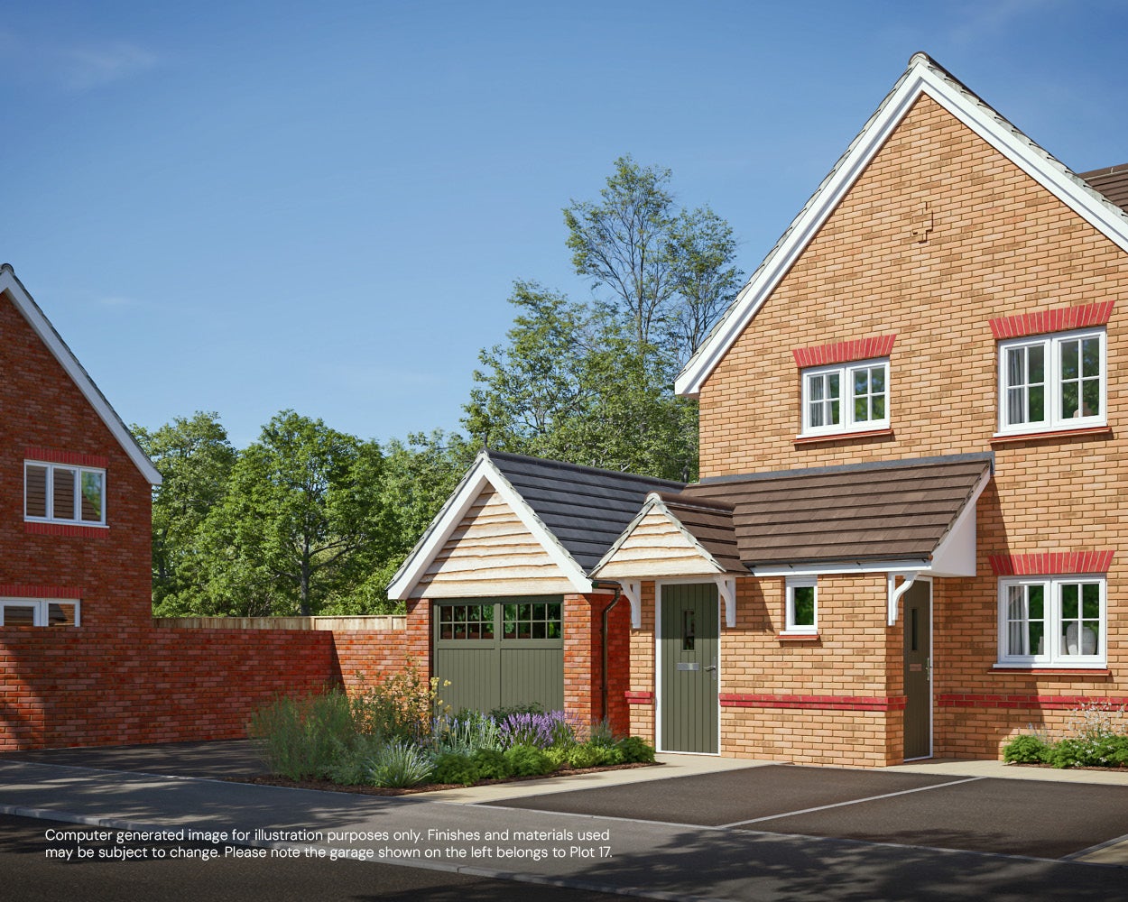 SNG at Charlton Common CGI 15-16 2 bed maisonette third angle
