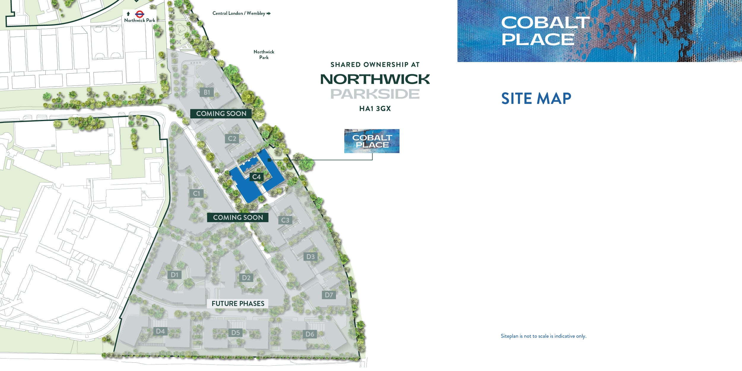Site map Northwick Parkside C4 