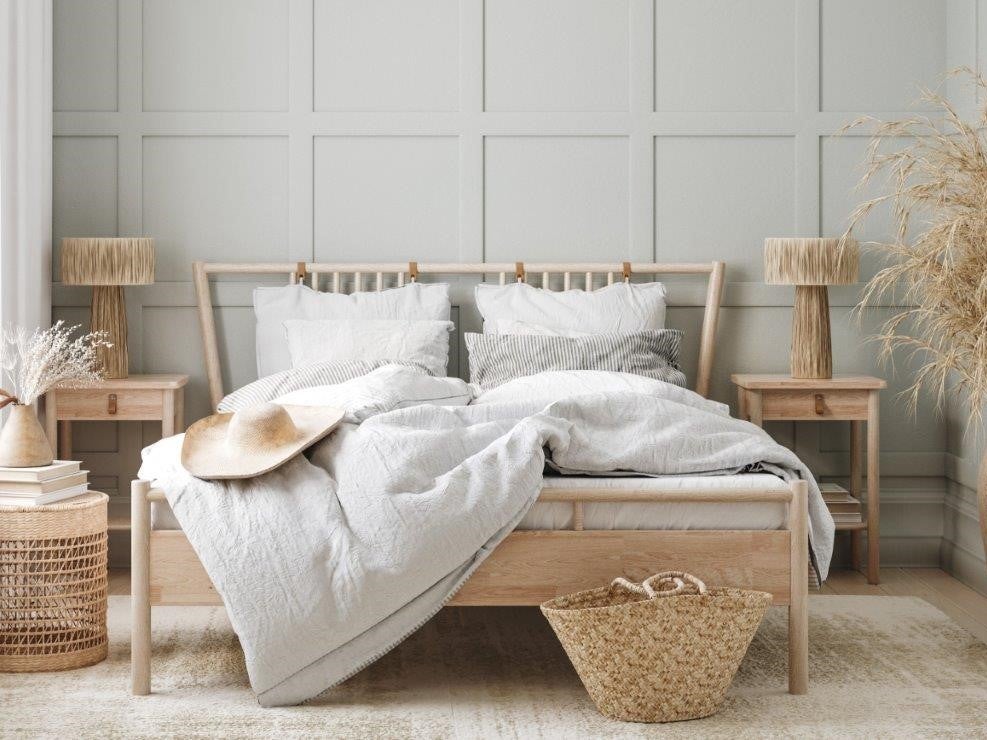 SNG at Wichelstowe - houses stock image bedroom