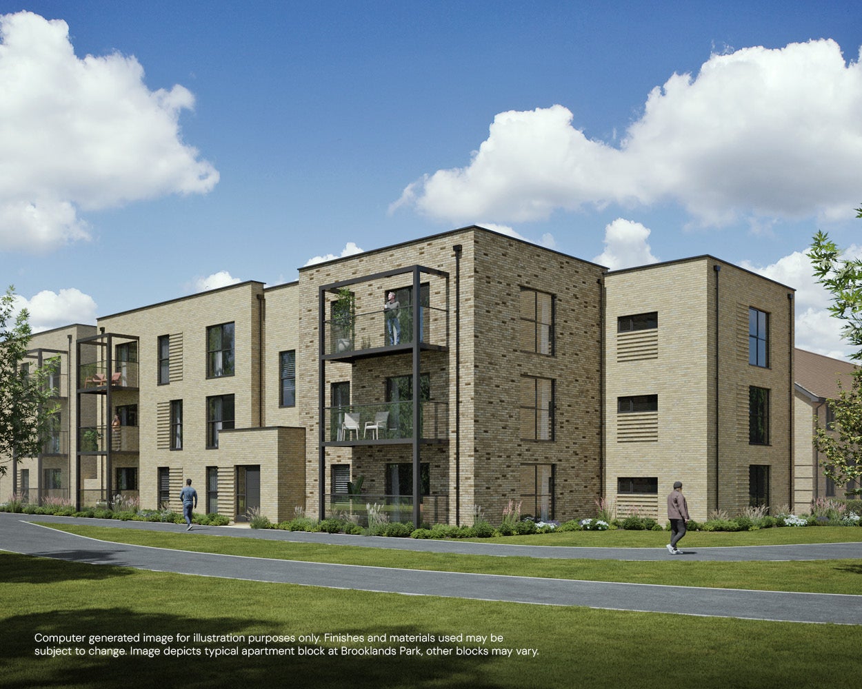 Brooklands Park apartment CGI