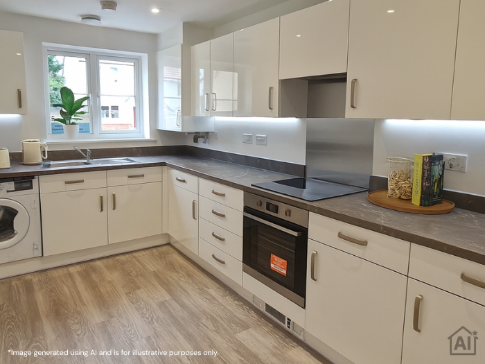 Heritage Green II AI kitchen interior