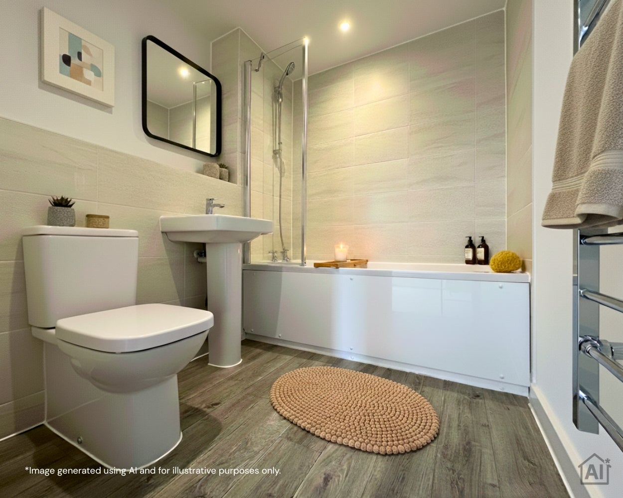 Brooklands Park AI interior bathroom